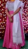 Picture of benaras longfrock with zardosi work