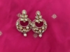 Picture of kundan and cz fashion earrings and beads haram