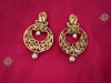 Picture of kundan and cz fashion earrings and beads haram