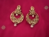 Picture of kundan and cz fashion earrings and beads haram