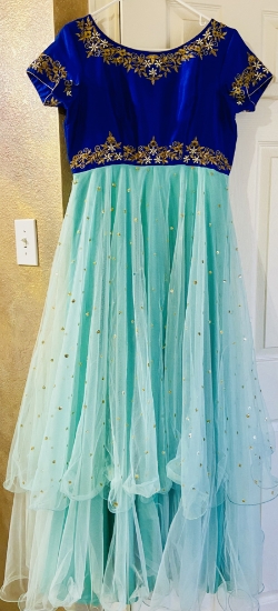Picture of Soft net Long dress