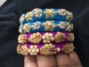 Picture of Brand new jhumkha,Maggam work bangles combo