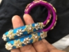 Picture of Brand new jhumkha,Maggam work bangles combo