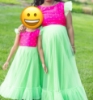 Picture of Mom(36)and daughter(3-5y)combo maternity dresses