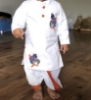 Picture of Kids paithani and Lenin Krishna dress combo 1-2Y