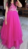 Picture of Pink Party wear long dress