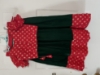 Picture of velvet bottle green croptop 4-6Y