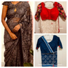 Picture of combo of 3 beautiful designer sarees
