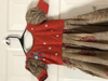 Picture of New tusser kanchi border longfrock 3-5Y