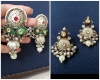 Picture of 92.5 silver coated brass ghungroo earrings