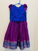 Picture of Banaras soft silk pattu langa and blouse 2-3Y