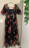 Picture of floral organza longfrock