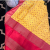 Picture of Munga silk saree with contrast blouse
