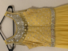 Picture of Yellow soft net long gown