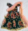 Picture of Combo of Crop top and partywear frock 4-5Y