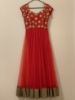 Picture of Designer Red net anarkali dress