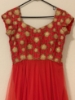Picture of Designer Red net anarkali dress