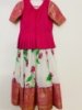 Picture of Floral lehanga with kanchi border 4-6Y