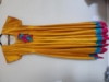 Picture of Raw Silk, Pure Ikkat dupatta long frock