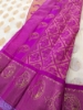 Picture of Brand new Chanderi pattu saree with kanchi border