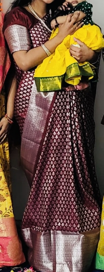 Picture of Semi Kanchipuram pattu saree