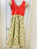 Picture of floral organza long frock