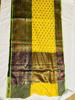 Picture of Yellow benarsi saree with brocade blouse