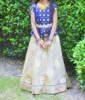 Picture of PL305 white and purple lehenga 5-6Y