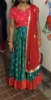 Picture of Red and Green long dress combo