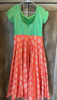 Picture of Red and Green long dress combo