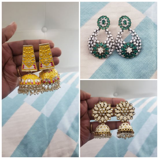 Picture of 3 pairs of earings