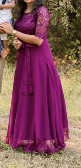 Picture of Purple Long frock