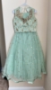 Picture of light Pista Green color Lehanga