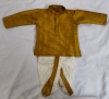 Picture of Orange and mustard Kurta and dhoti set 6-9M