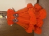 Picture of Orange two step full net frock 2-3Y