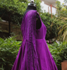 Picture of Charu singhal purple long gown