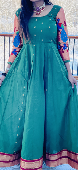 PunarviAuthentic|PreLoved|SustainablePaithani Long dress