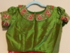 Picture of Pure Venkatagiri Pattu Saree with Maggam work blouse