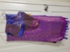 Picture of Royal blue and purple Pattu sari
