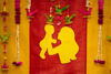 Picture of Seemantam Backdrop with garlands