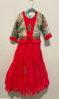 Picture of PL353 combo of long frock 3-5y
