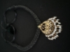 Picture of Brand New Traditional Black Thread with pendant and Ganesha studs