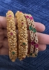 Picture of Nakshi and CZ bangles