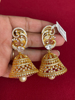 Picture of COMBO-High Quality Jhumkas  and Pearl Hoop earrings