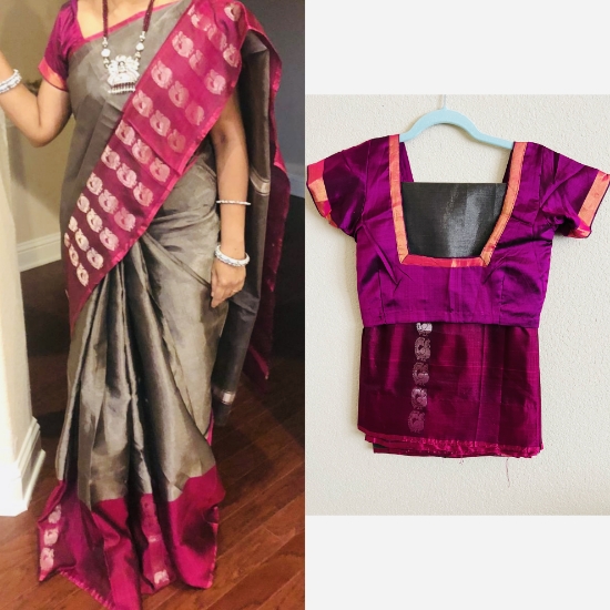 PunarviAuthentic|PreLoved|SustainableCombo : Uppada and Tissue Sarees
