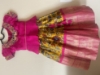Picture of Pure Kalamkari Pattu Lehenga with big border & peplum blouse for Size 2-4Y
