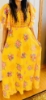 Picture of Yellow floral summer  maxi with ruffle sleeves