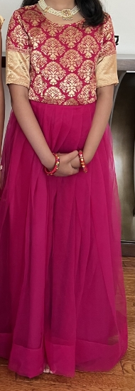 Picture of 8- 9 year girls long dress