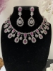 Picture of Ruby Victorian Necklace with earrings