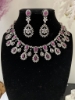 Picture of Ruby Victorian Necklace with earrings